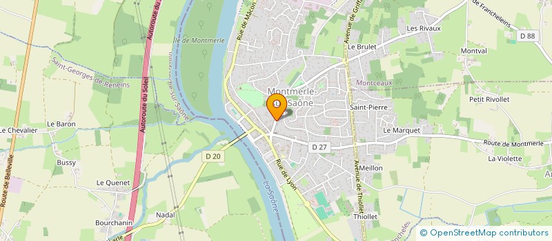 localisation de l'entreprise MONSIEUR ANTOINE LARDO à MONTMERLE-SUR-SAONE