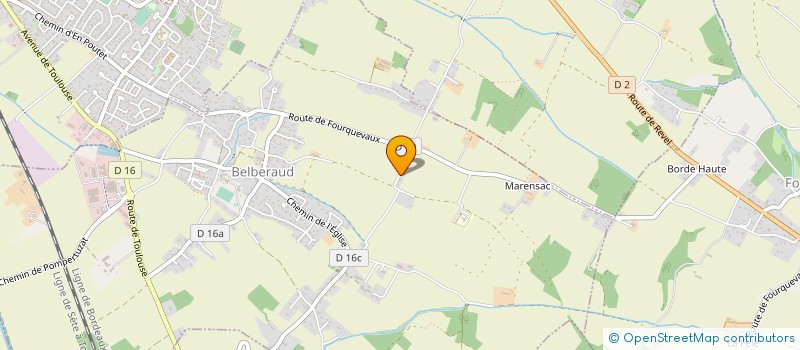 localisation de l'entreprise MONSIEUR ANTOINE LARZILLIERE  BELBERAUD