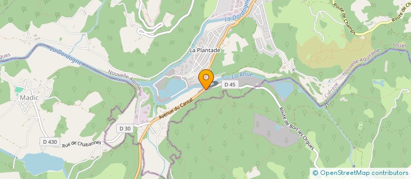 localisation de l'entreprise MONSIEUR ANTOINE LASCAUX  BORT-LES-ORGUES