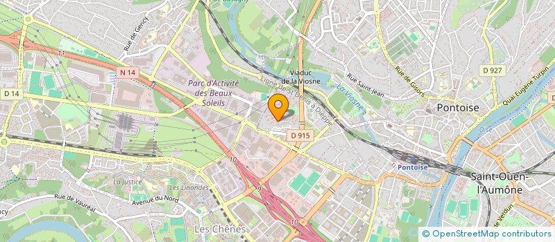 localisation de l'entreprise MONSIEUR ANTOINE LASSAGNE  PONTOISE