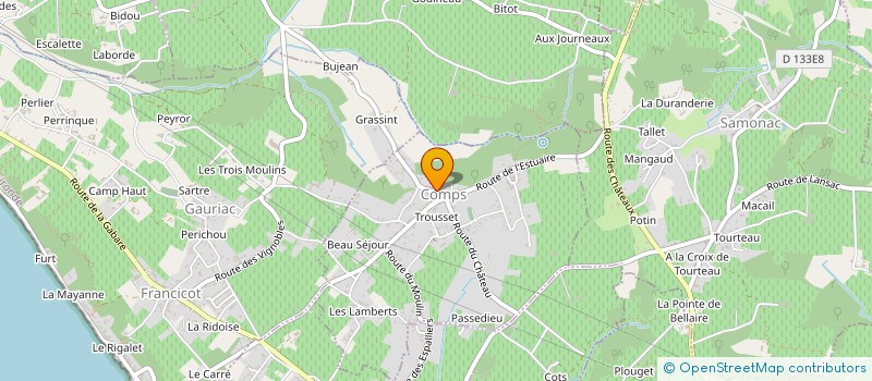 localisation de l'entreprise MONSIEUR ANTOINE LAUGEAY-SAIN  BOURG