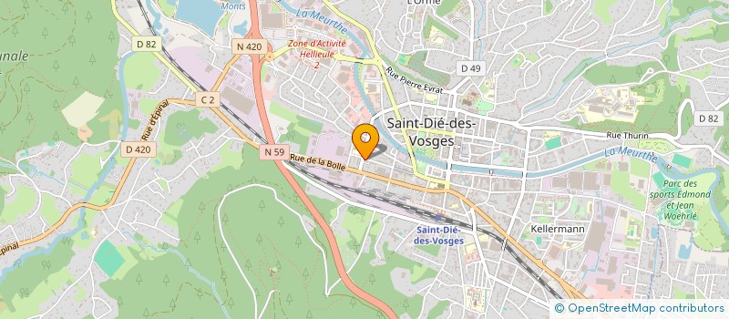 localisation de l'entreprise MONSIEUR ANTOINE LAUNAIS  SAINT-DIE-DES-VOSGES