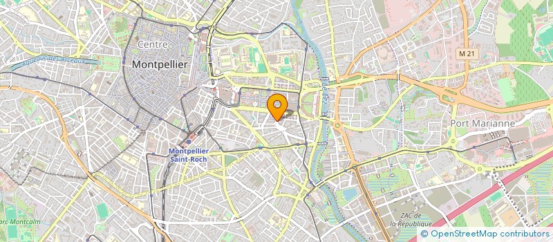localisation de l'entreprise MONSIEUR ANTOINE LAURANS à MONTPELLIER