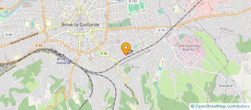 localisation de l'entreprise MONSIEUR ANTOINE LAURENCON à BRIVE-LA-GAILLARDE