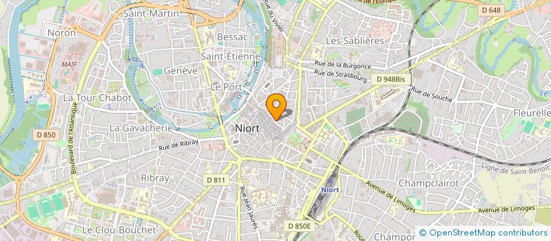 localisation de l'entreprise MONSIEUR ANTOINE LAURENT à NIORT