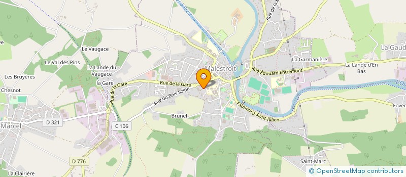 localisation de l'entreprise MONSIEUR ANTOINE LAURENT  MALESTROIT