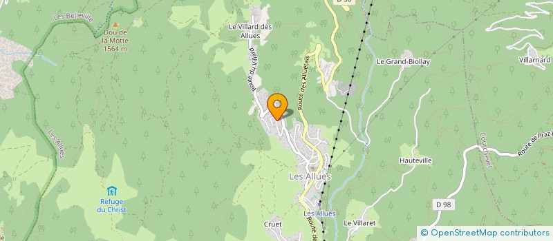 localisation de l'entreprise MONSIEUR ANTOINE LAURENT  LES ALLUES