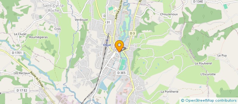 localisation de l'entreprise MONSIEUR ANTOINE LAURET à OBJAT