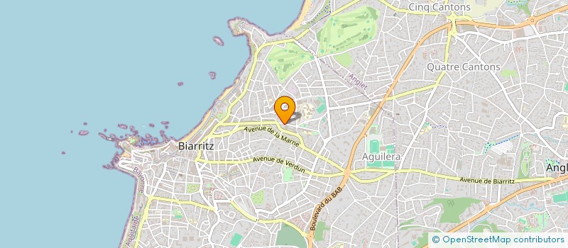 localisation de l'entreprise MONSIEUR ANTOINE LAURIOUX à BIARRITZ