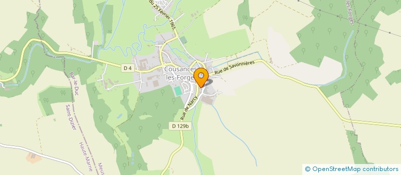 localisation de l'entreprise MONSIEUR ANTOINE LAVALLOIS  COUSANCES-LES-FORGES