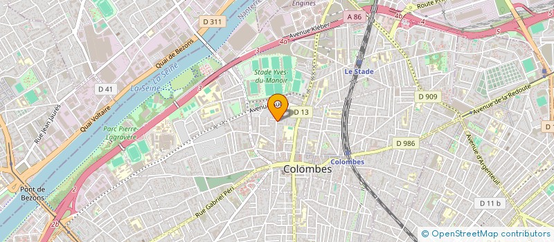 localisation de l'entreprise MONSIEUR ANTOINE LAVEIX à COLOMBES