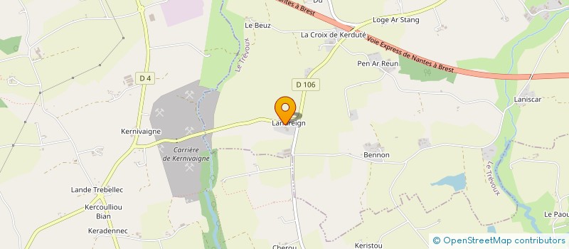 localisation de l'entreprise MONSIEUR ANTOINE LE BERRE à LE TREVOUX
