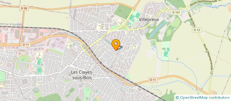 localisation de l'entreprise MONSIEUR ANTOINE LE CAIGNARD à LES CLAYES-SOUS-BOIS