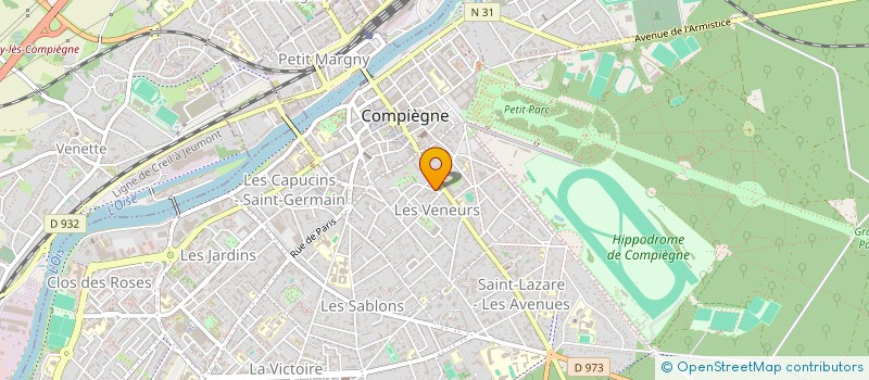 localisation de l'entreprise MONSIEUR ANTOINE LE CALVE à COMPIEGNE