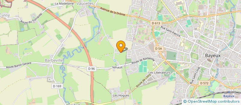 localisation de l'entreprise MONSIEUR ANTOINE LE COT  VAUCELLES