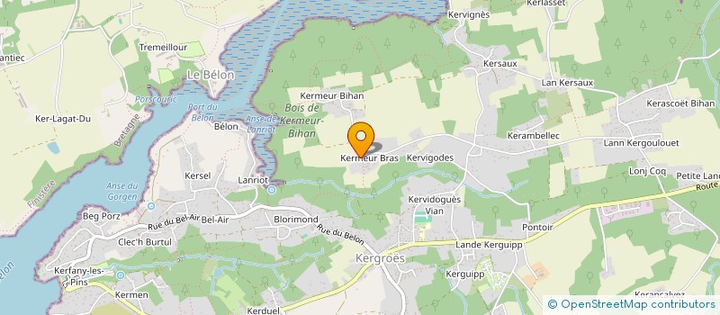 localisation de l'entreprise MONSIEUR ANTOINE LE FAOU  MOELAN-SUR-MER