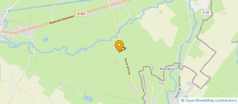 localisation de l'entreprise MONSIEUR ANTOINE LE FLECHE  CHARENTON-DU-CHER