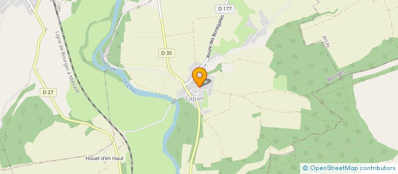 localisation de l'entreprise MONSIEUR ANTOINE LE FLOCH  LAPAN