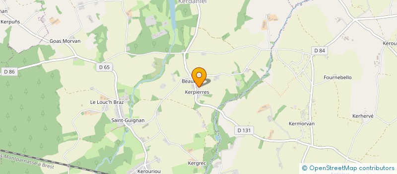 localisation de l'entreprise MONSIEUR ANTOINE LE FLOCHMOEN  SAINT-JEAN-KERDANIEL