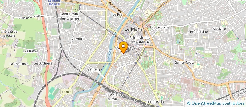 localisation de l'entreprise MONSIEUR ANTOINE LE GALL  LE MANS