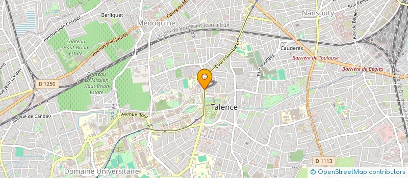 localisation de l'entreprise MONSIEUR ANTOINE LE GALL  TALENCE