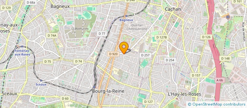 localisation de l'entreprise MONSIEUR ANTOINE LE GLAUNEC à BOURG-LA-REINE