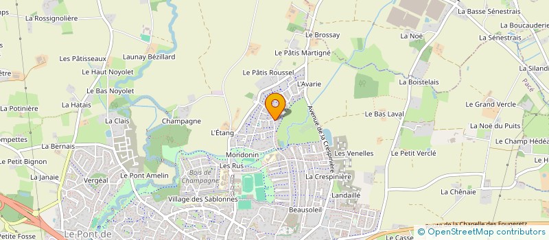 localisation de l'entreprise MONSIEUR ANTOINE LE GOAS  PACE