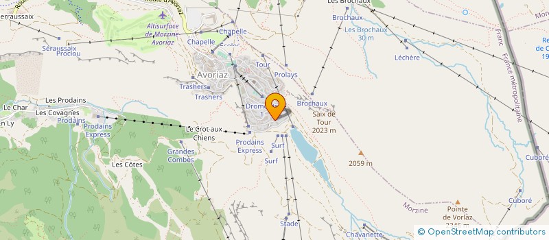 localisation de l'entreprise MONSIEUR ANTOINE LE GRAND  MORZINE