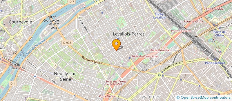 localisation de l'entreprise MONSIEUR ANTOINE LE LIEVRE DE LA MORINIERE à LEVALLOIS-PERRET