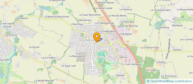 localisation de l'entreprise MONSIEUR ANTOINE LE MAT  LA MEZIERE