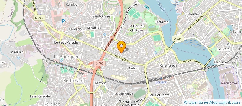 localisation de l'entreprise MONSIEUR ANTOINE LE PADAN à LORIENT