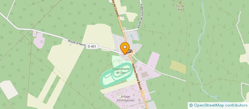 localisation de l'entreprise MONSIEUR ANTOINE LE PAPE  SAINT-PAUL-LES-DAX