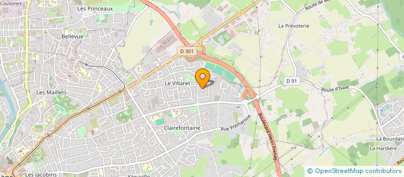 localisation de l'entreprise MONSIEUR ANTOINE LE RESTE à LE MANS