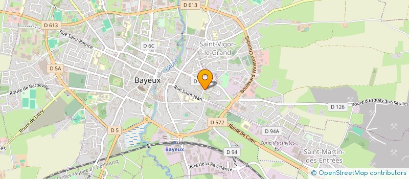 localisation de l'entreprise MONSIEUR ANTOINE LE ROUX  BAYEUX