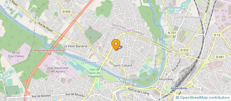 localisation de l'entreprise MONSIEUR ANTOINE LEBAUBE à ANGOULEME