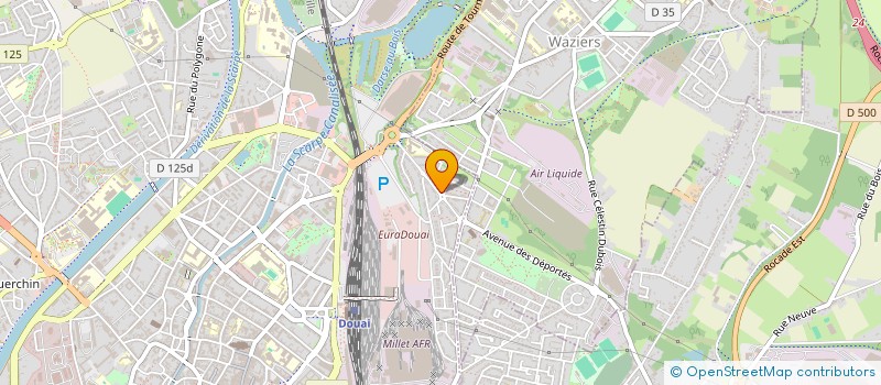 localisation de l'entreprise MONSIEUR ANTOINE LEBAY  DOUAI