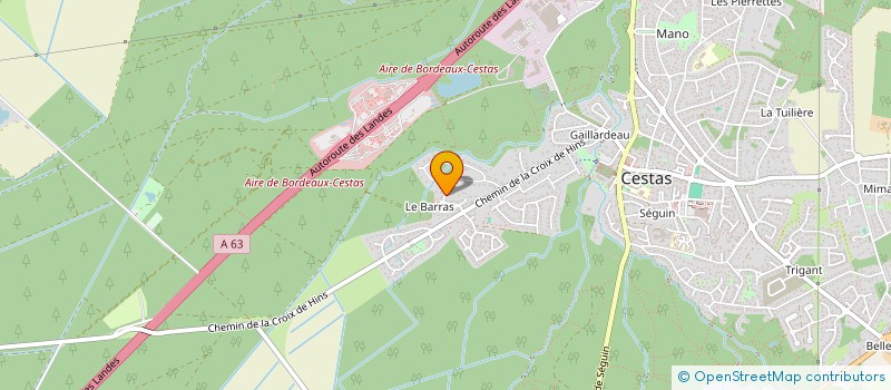 localisation de l'entreprise MONSIEUR ANTOINE LEBECQUE  CESTAS