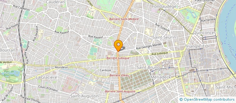 localisation de l'entreprise MONSIEUR ANTOINE LEBLANC à BORDEAUX