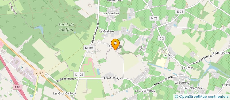 localisation de l'entreprise MONSIEUR ANTOINE LEBRETON à CHATEAU-THEBAUD
