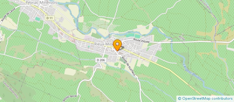 localisation de l'entreprise MONSIEUR ANTOINE LEBREUIL  RIEUX-MINERVOIS