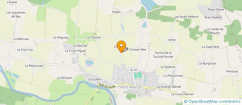 localisation de l'entreprise MONSIEUR ANTOINE LECADRE  SAINT-MARTIN-SUR-OUST