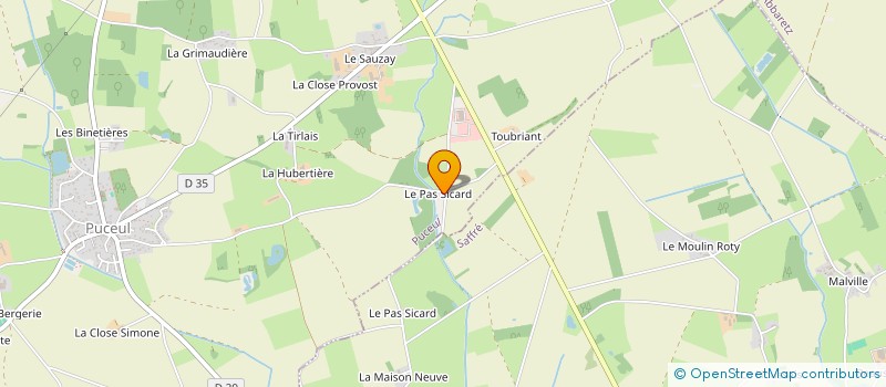 localisation de l'entreprise MONSIEUR ANTOINE LECARPENTIER  PUCEUL