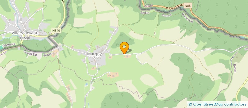 localisation de l'entreprise MONSIEUR ANTOINE LECLER  MARGNY