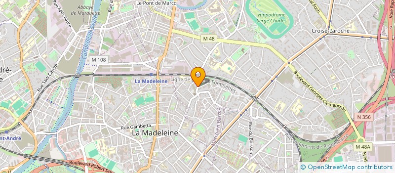 localisation de l'entreprise MONSIEUR ANTOINE LECLUYSE à MARCQ-EN-BARŒUL