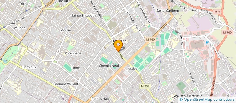 localisation de l'entreprise MONSIEUR ANTOINE LECOMTE  ROUBAIX