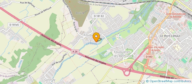 localisation de l'entreprise MONSIEUR ANTOINE LECOMTE  FOUQUEREUIL