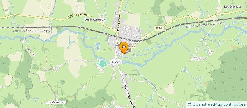 localisation de l'entreprise MONSIEUR ANTOINE LEDOUBLE  MESVRES