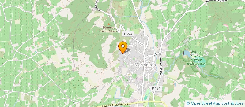 localisation de l'entreprise MONSIEUR ANTOINE LEDUC  MORMOIRON