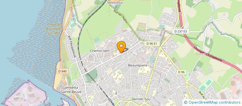 localisation de l'entreprise MONSIEUR ANTOINE LEFEBVRE à BOULOGNE-SUR-MER