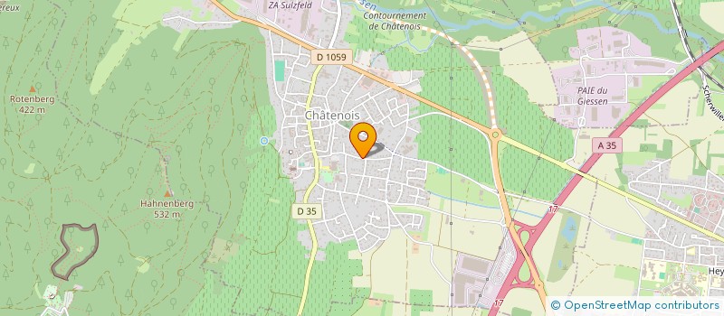 localisation de l'entreprise MONSIEUR ANTOINE LEFEBVRE à CHATENOIS